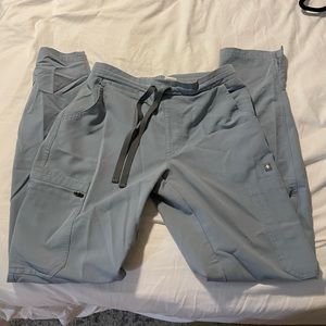 Women’s Figs dusty blue XS scrub bottom